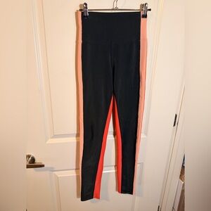 Beach Riot Sport Peach and Black Leggings